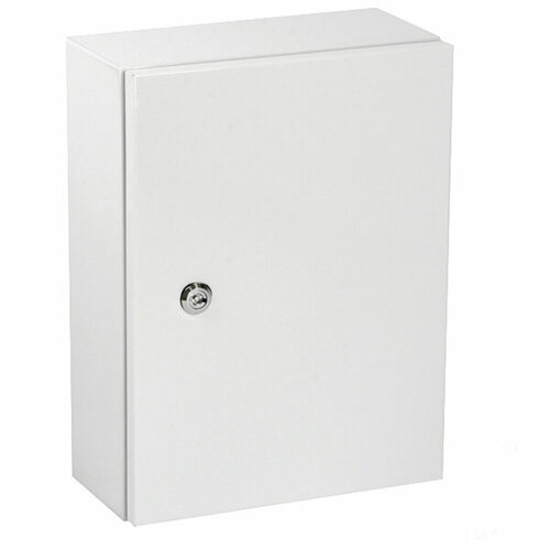 Шкаф 403R R6 400х300х150мм белый 45039 с монтажной платой без реек Щитэлектрокомплект