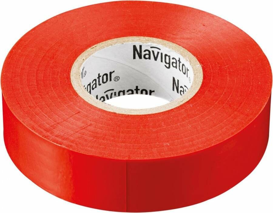 Изолента ПВХ 19/20 Navigator красная (10!) 71111 (арт. 380477)