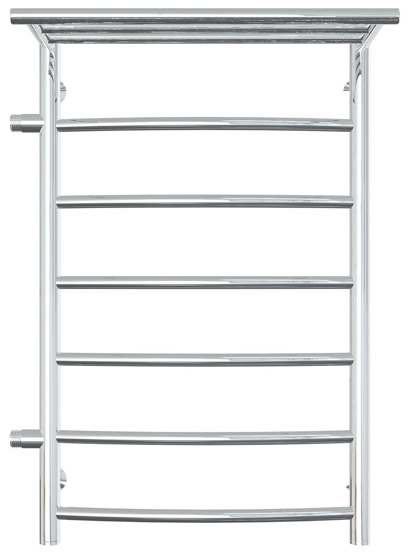 Полотенцесушитель водяной Laris Классик П7 с полкой 500х800 мм (L) мц 500 1