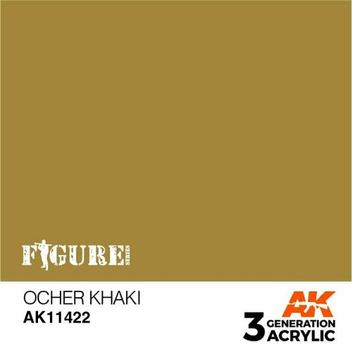 AK11422 Краска акриловая 3Gen Ocher Khaki