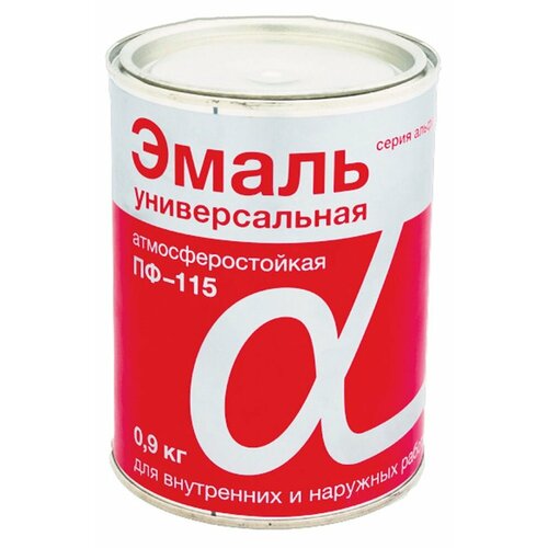 Эмаль «Альфа» ПФ-115 универсальная, 900 г