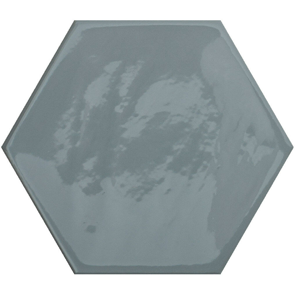 фото Стена Cifre Ceramica Kane hexagon grey 16x18 глянц. (0.81 м2)