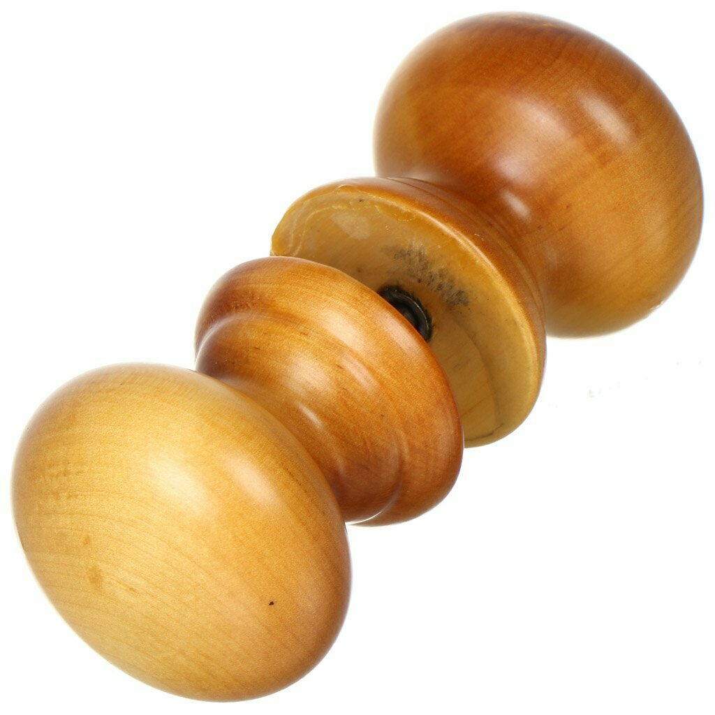 фото Ручка Йошкар-Ола, М, 21375, круглая, карел. береза, дерево, текстиль