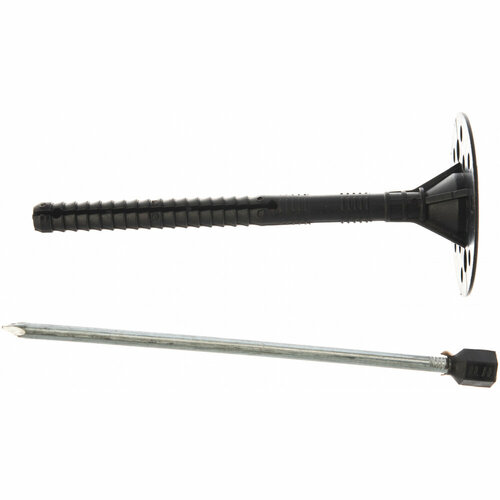 Дюбель для теплоизоляции с оц. гвоздем и термоголовкой INTERFIX 10х140, 300 шт 28981