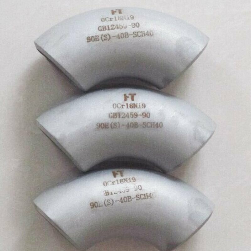 фото Отвод под приварку из нержавеющей стали AISI 304 DN 26.9*2,5 мм (крутоизогнутый)