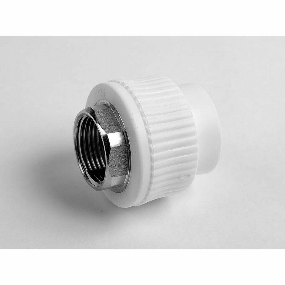 фото Муфта комбинированная PP-R Valfex ВР 50мм х2" белая (4/8) 10134150