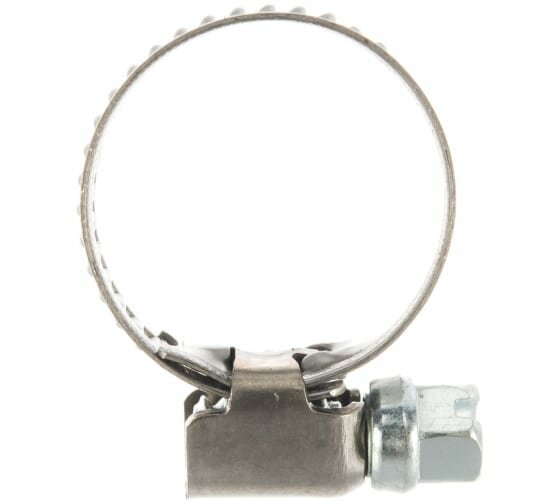 фото Хомут червячный 12-22/9 W2 нержавеющая сталь 1Л 12-22-7 Н ГОСТ 28191-89 | код H12-22ECO42 | Мир хомутов ( упак.3шт.)