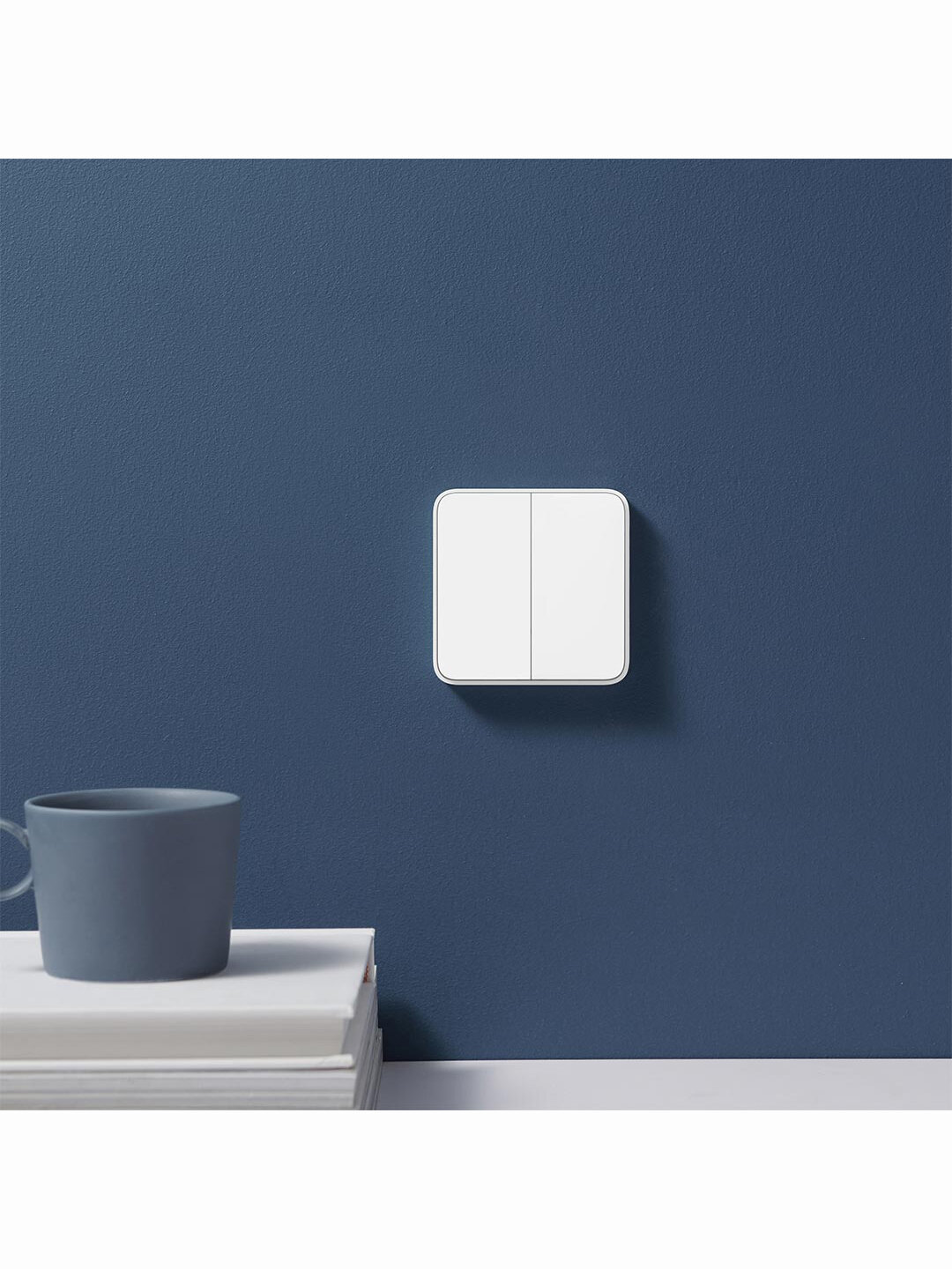 Умный выключатель трехклавишный Xiaomi Mijia Smart Switch BLE Single Fire White (DHKG03CM)