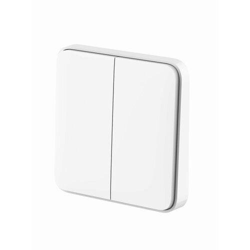 Умный выключатель двухклавишный Xiaomi Mijia Smart Switch BLE Single Fire White (DHKG02CM) умный выключатель двухклавишный xiaomi mijia smart switch ble single fire white dhkg02cm