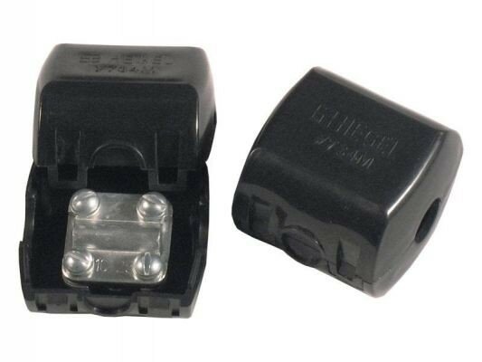 фото HEGEL сжим ответвительный У-734М (орех) 44x44x36мм (Sмаг. пров.=16-35мм2, Sотв. пров.=16-25мм2) У734М (арт. 421031)