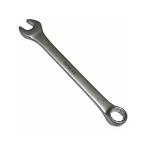 Ключ рожково-накидной 17мм, матовый CRV ермак рожково накидной ключ sthor 14х14мм хромированная сталь 51048