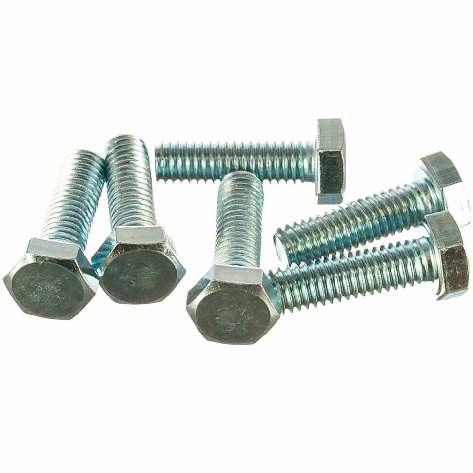 фото Болт оцинкованный Стройбат DIN 933 6х20 6 шт 47681