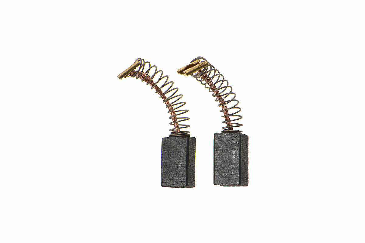 фото Щетки угольные 6,5х7,5х12 мм999041 (пружина, разъем "мама") (комплект 2 шт) для лобзика HITACHI CJ 110MV