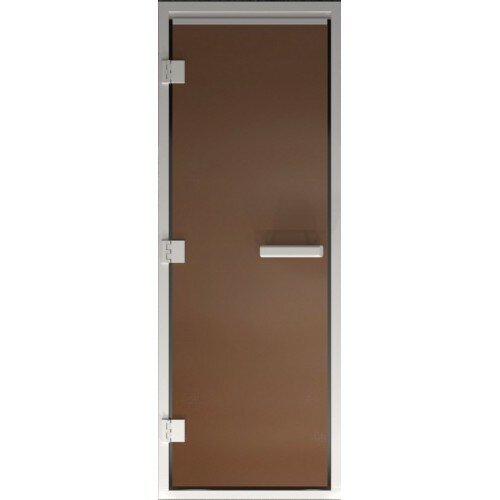 фото Дверь "Паромакс-Авила" для хамам, "Бронза матовое " 190*70 левое открывание