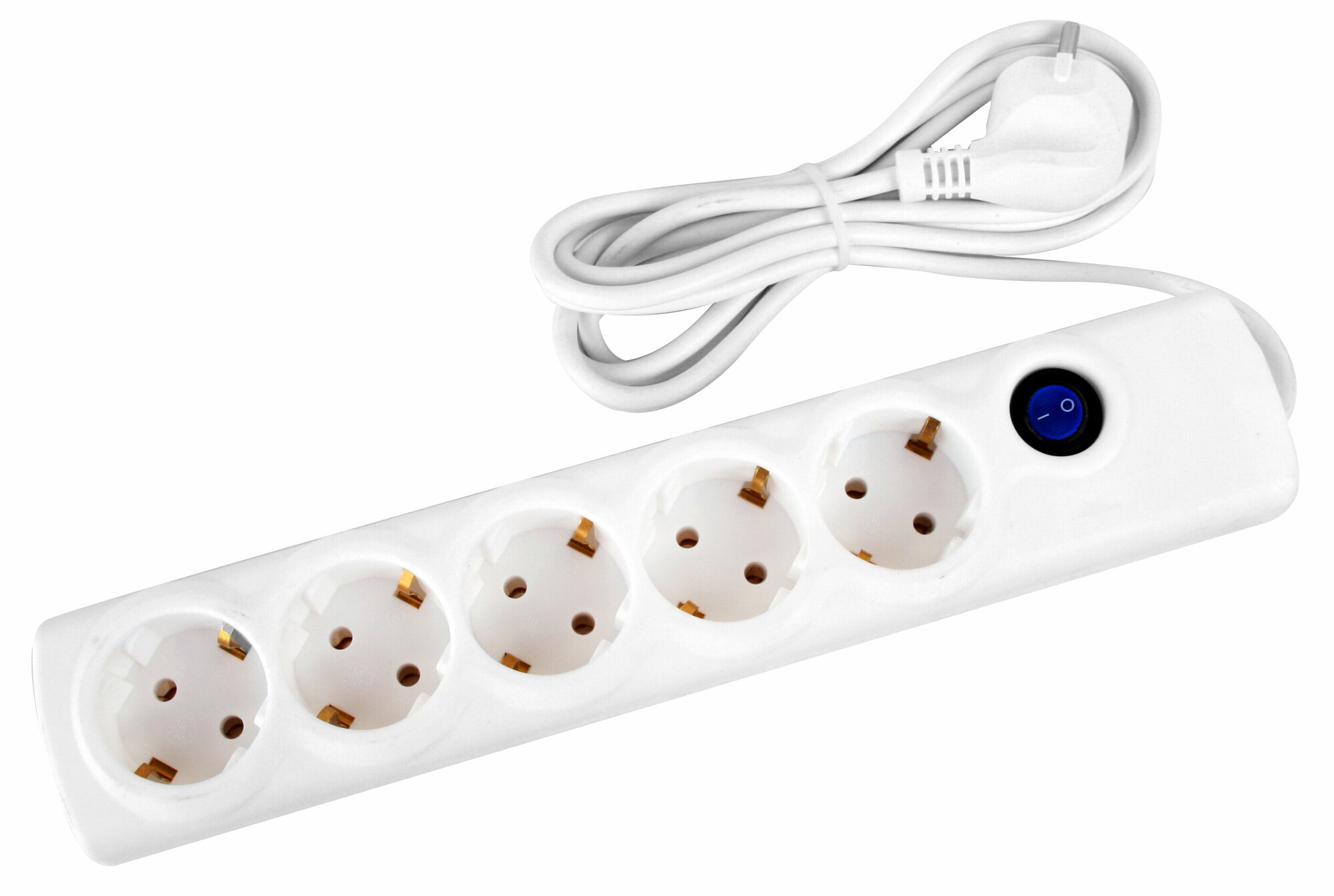 фото Сетевой фильтр Volsten Spi 5 гн.1,5 м, 10А, 2200 Вт, белый