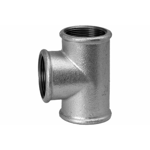 Тройник СВК чугунный резьбовой, оцинкованная, внутр. резьба, ДУ 32мм, 1 1/4' SVK-CITF32z Н0000012839
