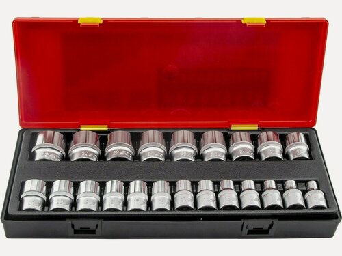 Изображение товара JTC-K4222 Набор головок 12-гранных 1/2" 8-32мм (в кейсе) 22пр.