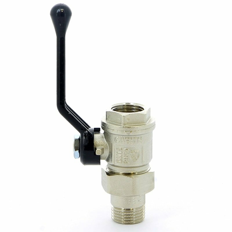 фото Кран шаровый BUGATTI NEW JERSEY 1/2" ВН американка ручка