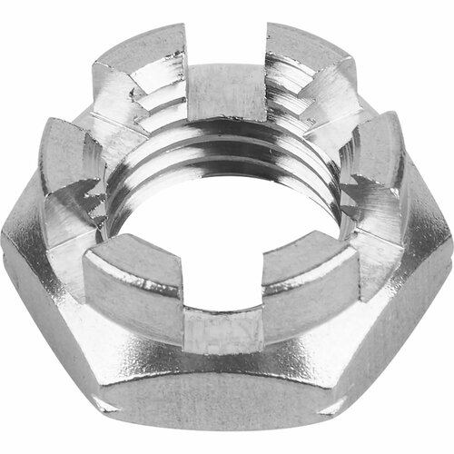 Гайка корончатая низкая Tech-Krep DIN937 М16, 1 шт.