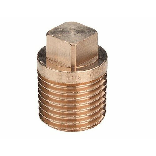 Заглушка 2 1/2 НР бронза