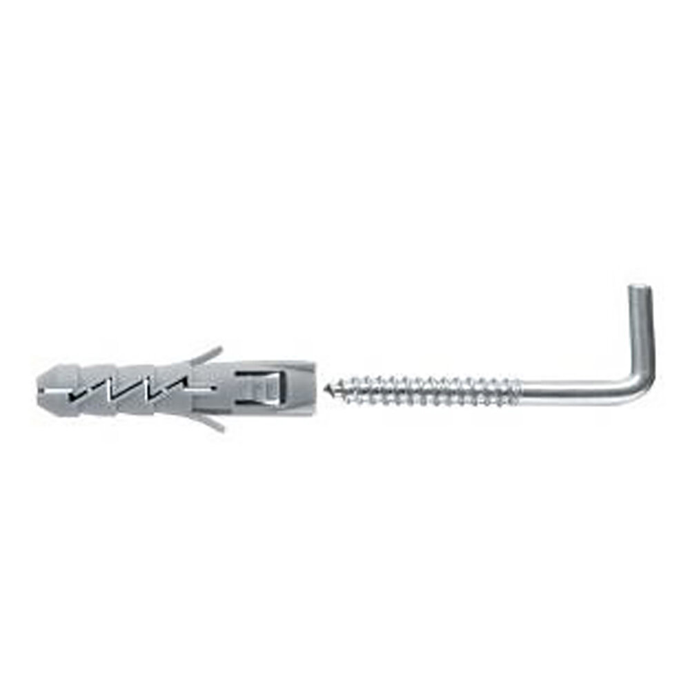 фото Дюбель + Г-крючок D6х30 мм / D3,5x35 мм 6 шт KOELNER