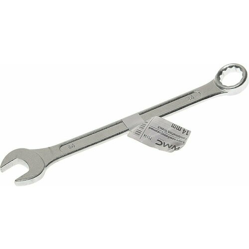 Ключ комбинированный 14мм 12-гранный прямой WMC TOOLS ключ комбинированный 13мм wmc tools 75513