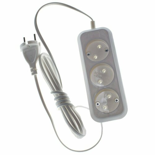 Удлинитель сетевой Mollen без заземления 825₽