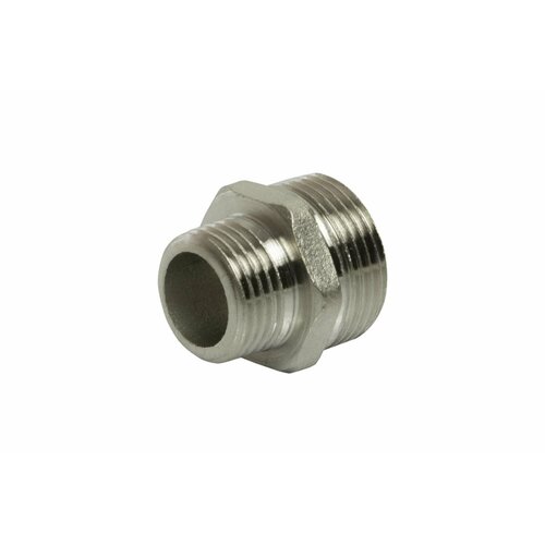 фото Vrt переходной ниппель vrt 3/4"-1/2", наружная/наружная, никель 1909-002015 281161