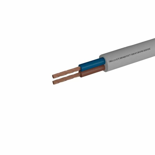 Провод Камит ПВС 2х0.75 100 м ГОСТ