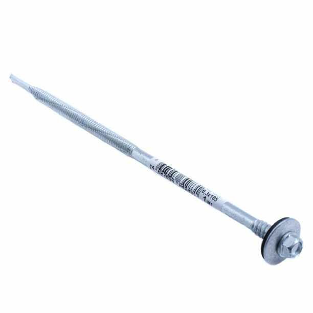 фото Саморезы для сэндвич-панелей оцинкованные Стройбат 6,3х185 мм (1 ед.)