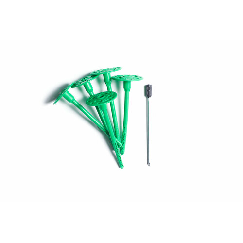 Гвоздь NT-115 с термоголовой BOGIRUS к дюбелю для теплоизоляции 8х115мм