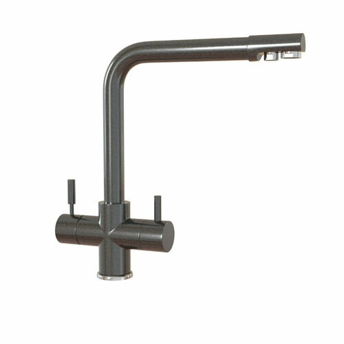 Смеситель МС-015 черный металлик глянец