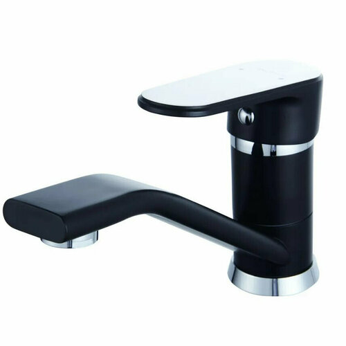 Смеситель для раковины Diadonna D86-448117BL черный/хром