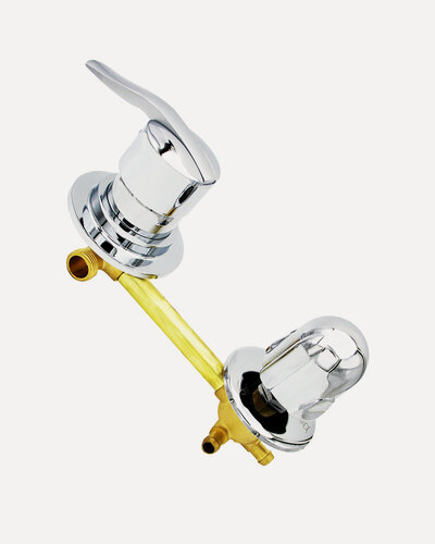 Изображение товара Смеситель для душевой кабины на 2 режима 140 мм под хомут