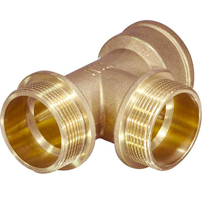 фото TIM Тройник латунный 1/2"* 1/2" * 1/2" ш/ш/г