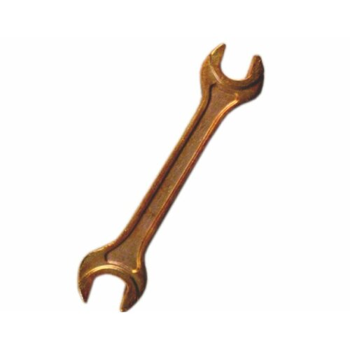 Ключ гаечный с открытым зевом двухсторонний 14х17 мм, искробезопасный