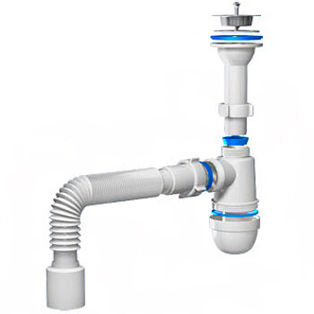 Сифон 1-1/2'х40 мм АниПласт Сифон для раковины