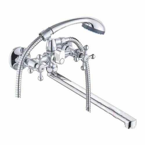 Смеситель для ванны с плоским изливом Cronwil CB330-23 хром