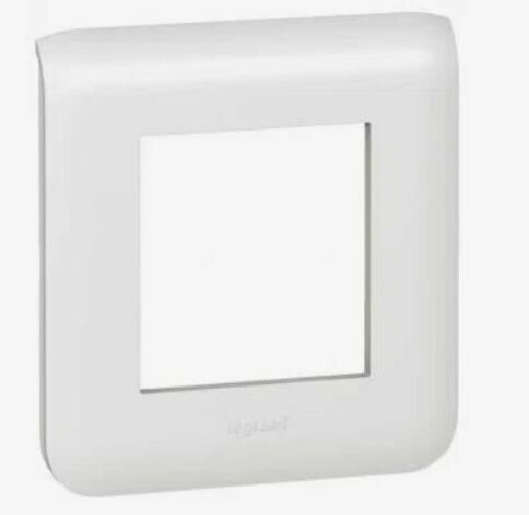 фото (Легранд) Рамка Mosaic 2 модуля белая 277802L