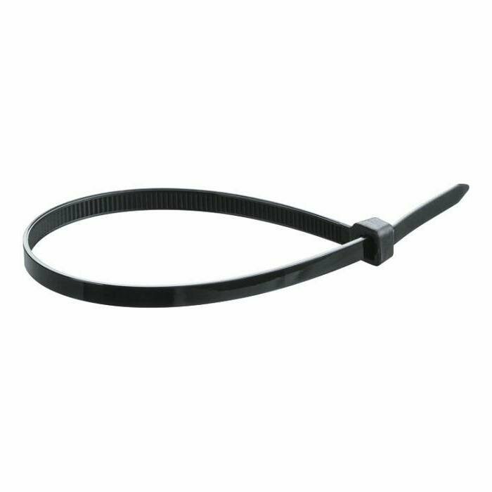 фото Хомут (clamp) 200х2.5мм нейлон black (100шт) IEK UHH32-D025-200-100