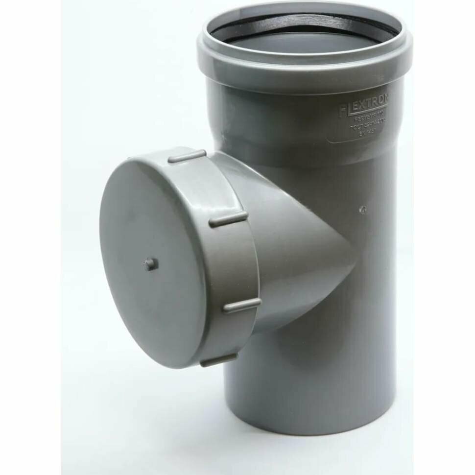 фото Ревизия с крышкой Flextron D 110 мм для внутренней канализации 138863