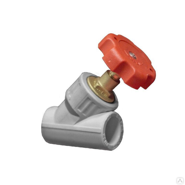 фото Вентиль VALFEX PP-R 45° ВН/ВН 32мм белый (5/15) 10174032