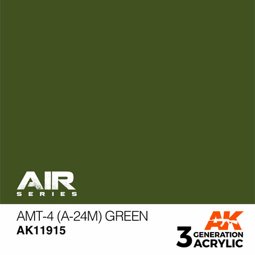 AK11915 Краска акриловая 3Gen AMT-4 (A-24m) Green