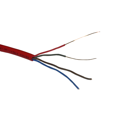 Кабель сигнальный, неэкранированный, КПСнг(А)-FRLS, 2x2x0.5мм2 (0.8мм), красный, Netko, 200 метров