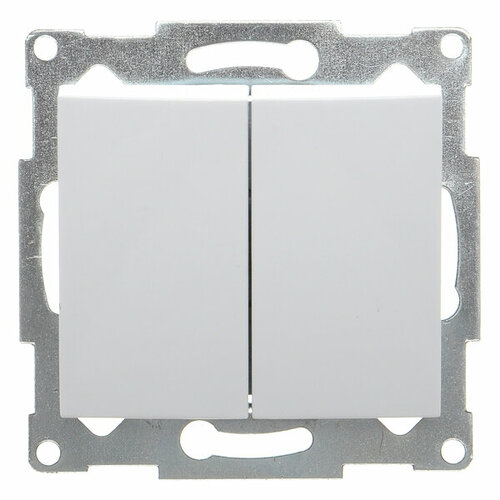 Механизм 9209-02-W выключателя 2кл. с/п белый (5 шт. в комплекте)