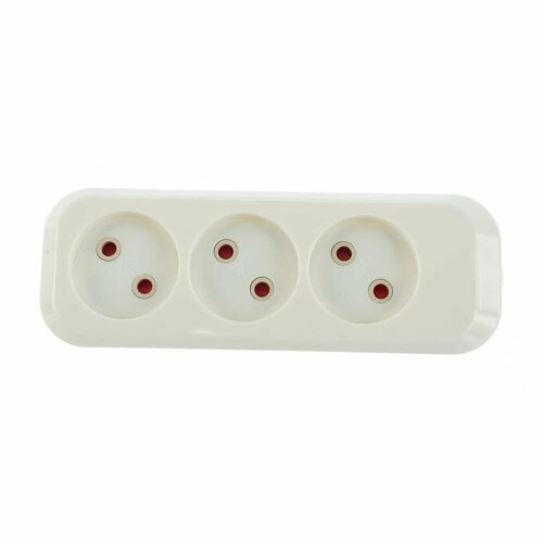 Колодка 3P 10А c защитой от детей Electraline 82115