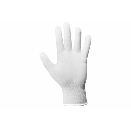 Нейлоновые перчатки Armprotect белые, без доп покрытия, р9 6220