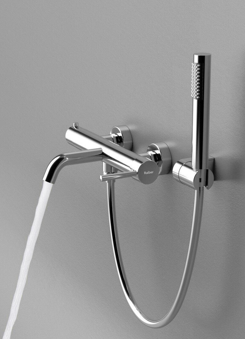 Смеситель для ванны Raiber Graceful RP-003 - фото №4