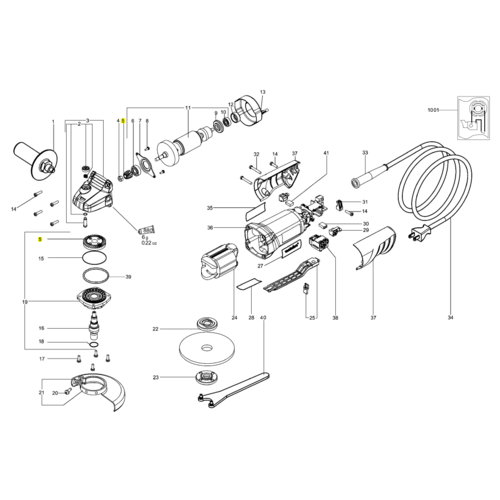 Зубчатая пара W 680/W 780/W 720-115 METABO 316051030