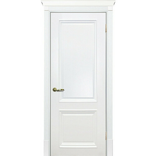 Межкомнатная дверь эмаль белая ( Ral 9003 ) Смальта 07 ДГ